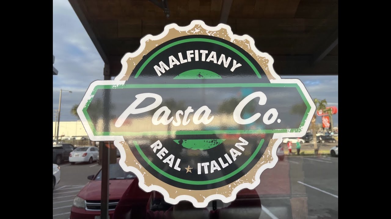 Food Review Malfitany Pasta Co. McAllen Tx YouTube
