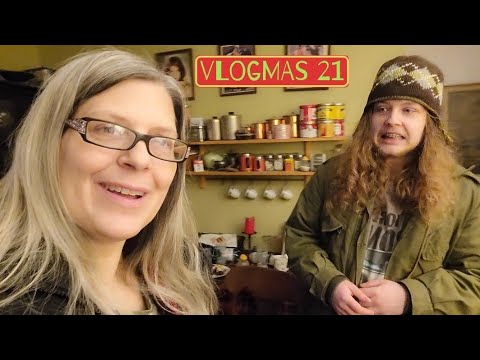 Gunner Helps Me Set Up For Christmas 