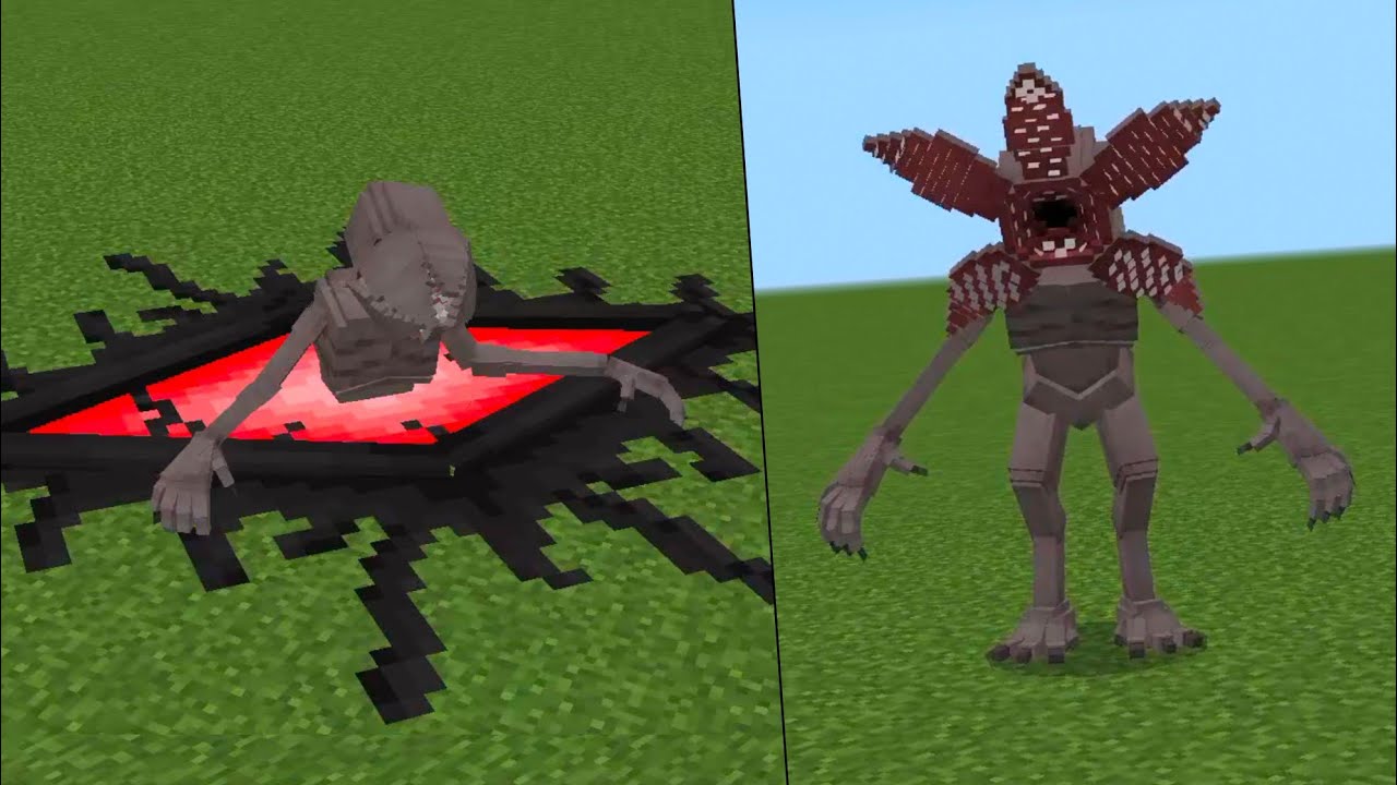 Stranger Things Addon Update in Minecraft PE - YouTube