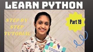 Coding in Python Part 19
