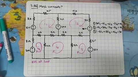 Problem 3.66 Fundamental of Electric Circuits (Alexander/Sadiku) 5th Edition - Mesh Circuit Analysis