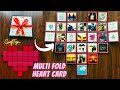 Photo Card Gift Idea | Multi Fold Heart Card | DIY HANDMADE VALENTINES DAY CARD IDEA |DIY PHOTO CARD