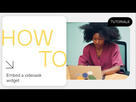 Embed a videoask widget on your website | VideoAsk Tutorial