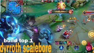 Download Lagu 27 kill + godlike!! dyrroth scalebore skin deadly fighter!! -Build Top 1 Global dyrroth ~ MLBB MP3