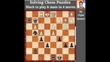 Black to play and mate in 4 moves (Puzzle#21)
