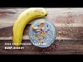 Chia Seed Pudding + Banana + Peanut Butter (Vegan Friendly) | Burp.Digest by Fion Boon