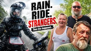 All-Day Rain Led Me to These Strangers | Day 6 | Solo Motorcycle Travel Across America
