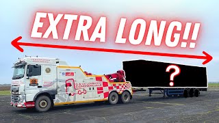 I Collect My NEW Trailer With A Wrecker | Pulling A Truck Out Of Mud | #truckertim
