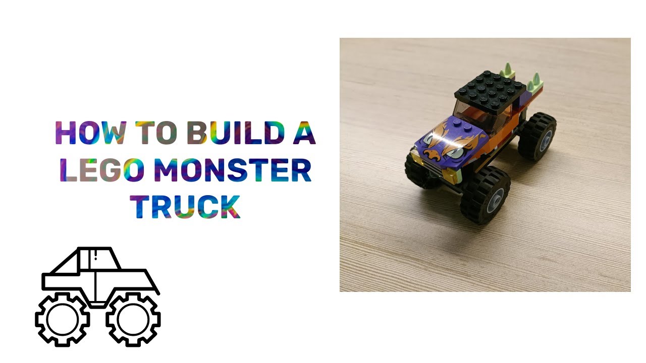 How to Build a Lego Monster Truck YouTube