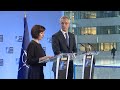 NATO Secretary General with Prime Minister of Republic 🇲🇩Moldova Maia Sandu, 03 JUL 2019