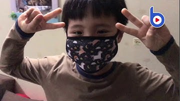 Sublimation Kids Face Mask.