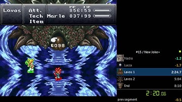 Chrono Trigger New Game+ in 7:50.76
