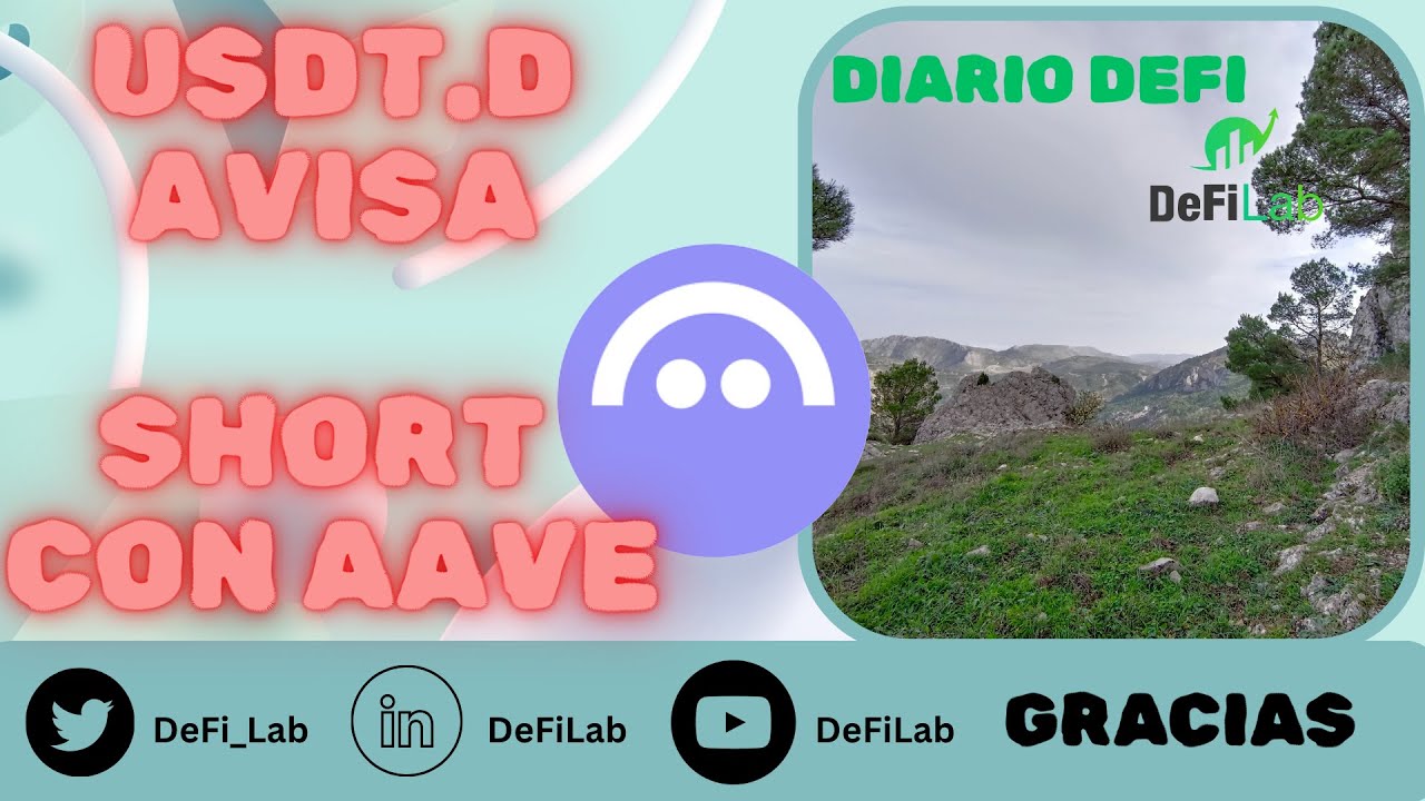 🚨AVISA la DOMINANCIA del USDT 🔱 Gana si el mercado cae: Haz un corto usando AAVE🎯