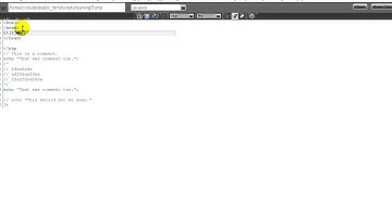 PHP for Beginners Series - Tutorial 3 - PHP Syntax - PHP for dummies