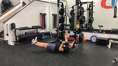 Matthew Ibrahim | DB Alternating Floor Press w/ Hollow Body Hold