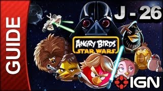 Famous Angry Birds Star Wars: Path of the Jedi Level J-26 3 Star Walkthrough Wealth