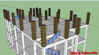 Video Animasi pembangunan struktur gedung bertingkat