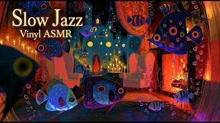 Waltz of the Little Fish | Slow Blues Jazz & Distant Vinyl ASMR for Sleep screenshot 4