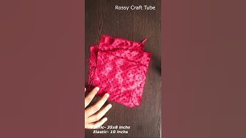 Large Double layered Sequins Scrunchies Tutorial | DIY Fastest and Easiest Method | How to #shorts