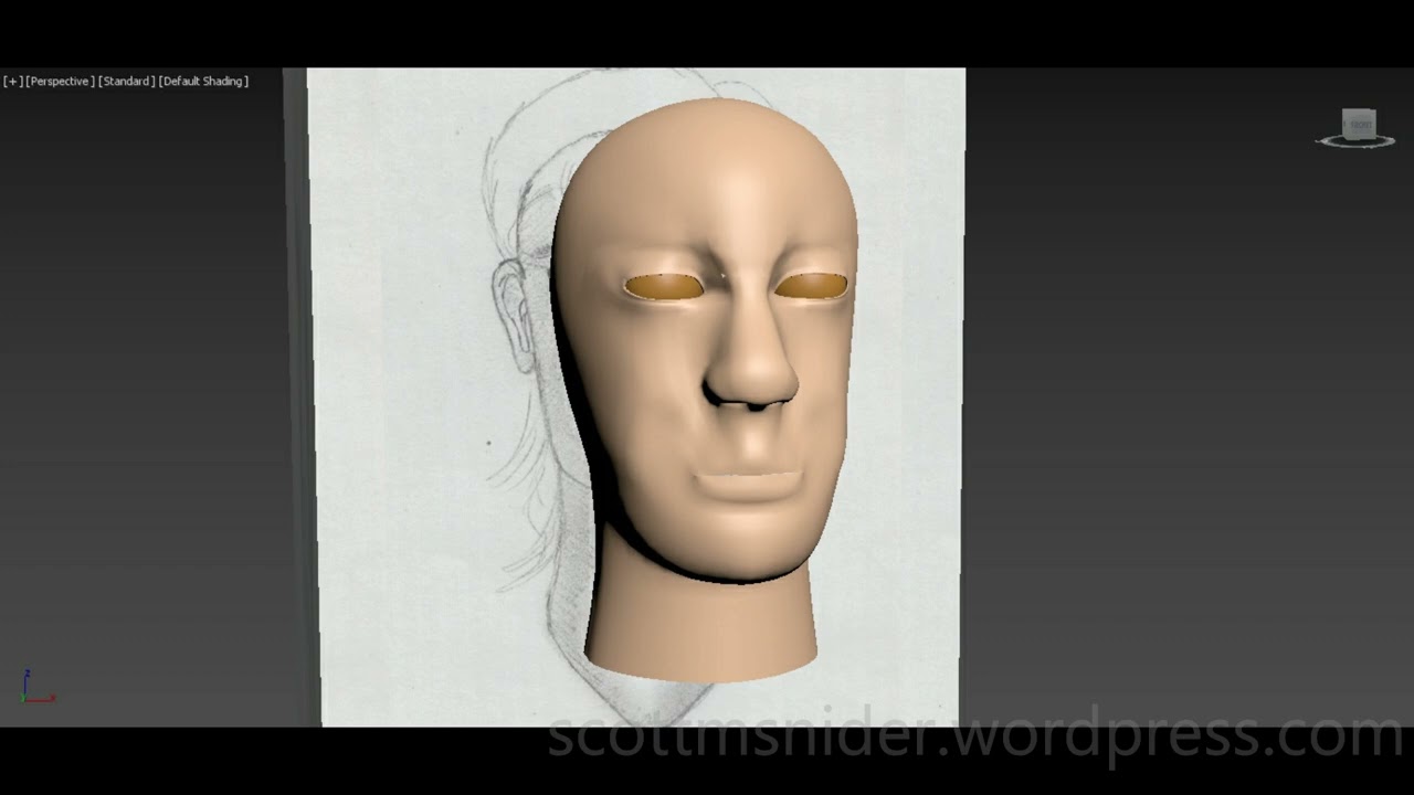 Flame: 3DS MAX Practice Polygon Head Model Video # 106 (01-06-2026)