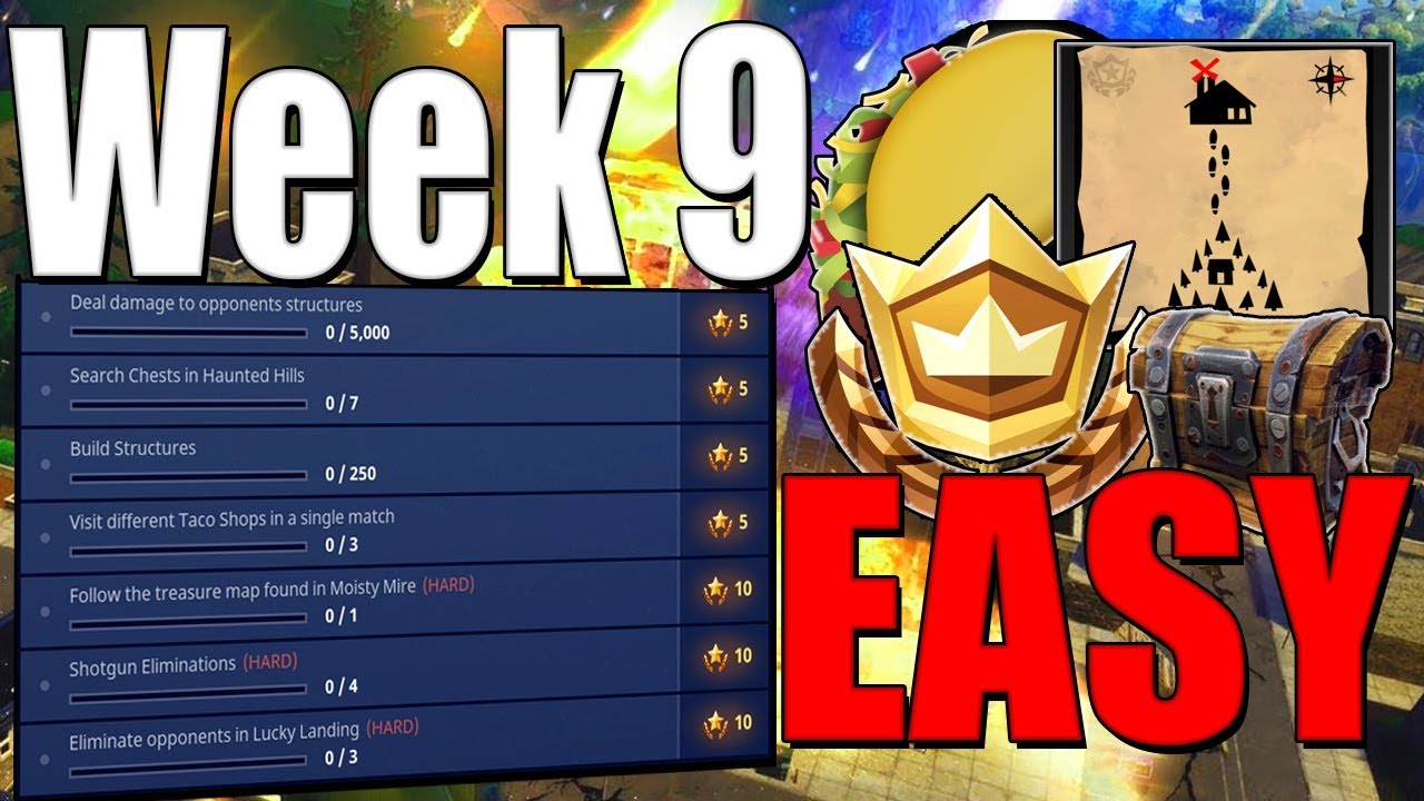 ALL Week 9 Challenges Guide! EASY Method For EVERY Week 9 ...