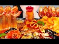 ASMR SPICY SEAFOOD MALATANG 마라탕 먹방(마라탕 만들기) SHRIMP, ENOKI MUSHROOM, OYSTER, NOODLES EATING SOUNDS