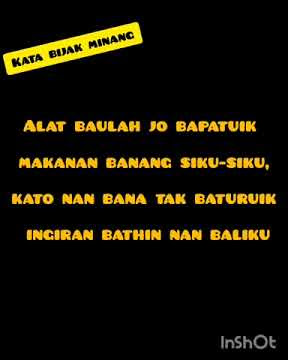 status wa ( kata kata bijak minang bermakna )