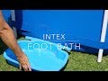 Intex foot bath