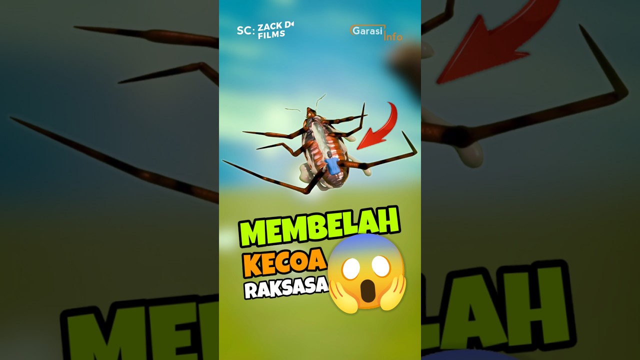 BENARKAH KECOA raksasa bisa melindungi anda dari radiasi? 😱 