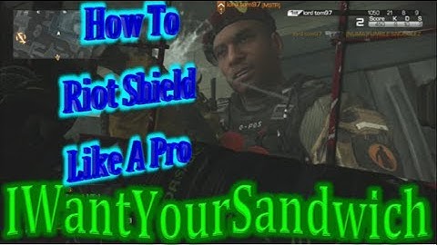 Call Of Duty Ghosts How To Riot Shield Like A Pro!