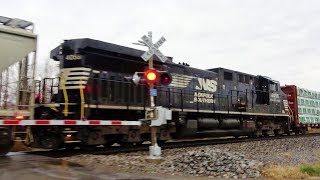 Chasing  NS Train with an Engine in The Middle