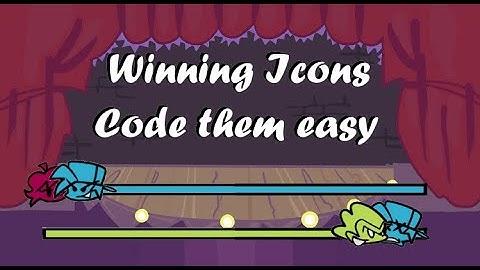 (READ DESCRIPTION IF YOU USE PSYCH)(for Kade & Psych 0.6) FNF tutorial how to code winning icons