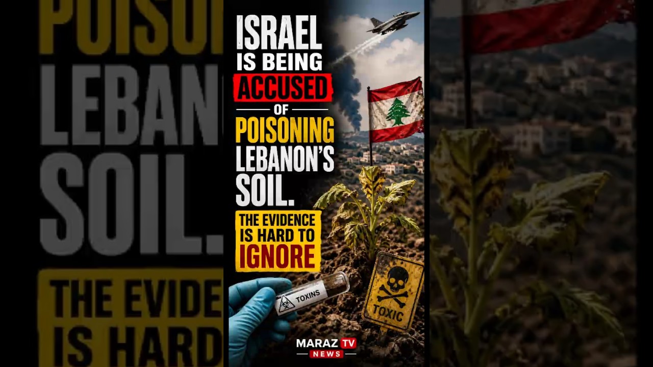 Israel Is Being Accused of Poisoning Lebanon's Soil. The Evidence Is Hard to Ignore | Maraz TV News