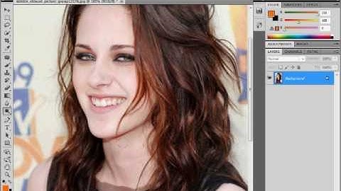 kristen stewart as a vampire by photoshop cs5