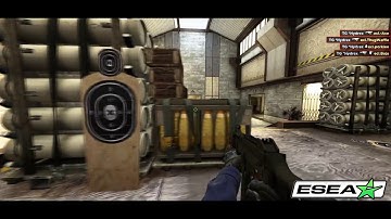 CS: GO UMP-45 4K Round by Tyrant Gaming Hydrex vs Eclipse Lunar (ESEA Intermediate Match)