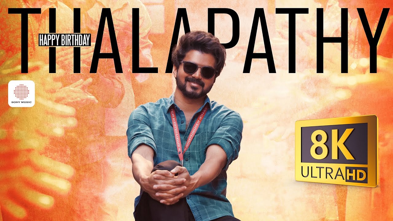Thalapathy Vijay Birthday Week Celebration | 8K Video Songs Mashup | Vijay Tamil Hit Songs