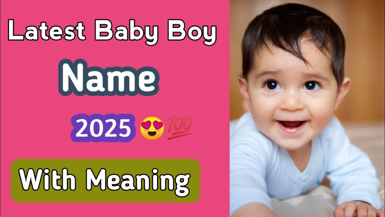 Most Popular Baby Boy Name With Meaning 😍💯/Jiname2 - YouTube