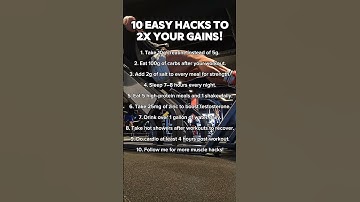 Follow @lars.langen for daily muscle gain hacks! #musclehacks #gains #musclegains #gymhacks