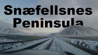 Driving the Snæfellsnes Peninsula  Iceland