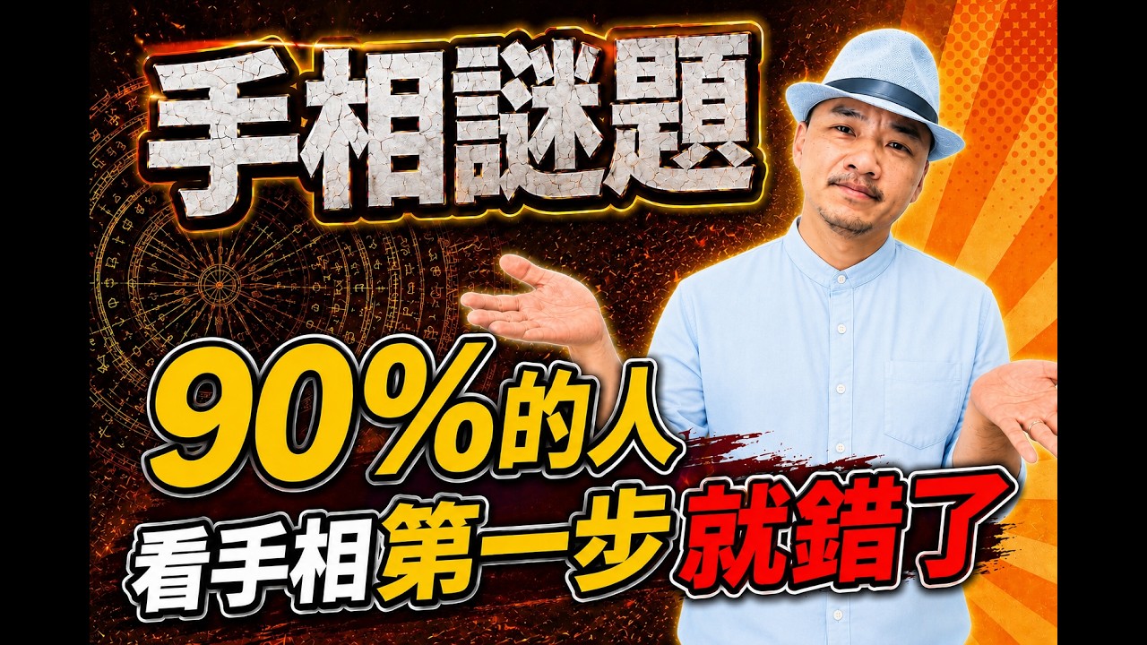 【手相應該看哪隻手?】小姜老師|汝來神掌|手相說明書#44 縮圖
