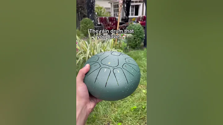I have the best 😌🎶 #garden #instrument #rain #drum #home