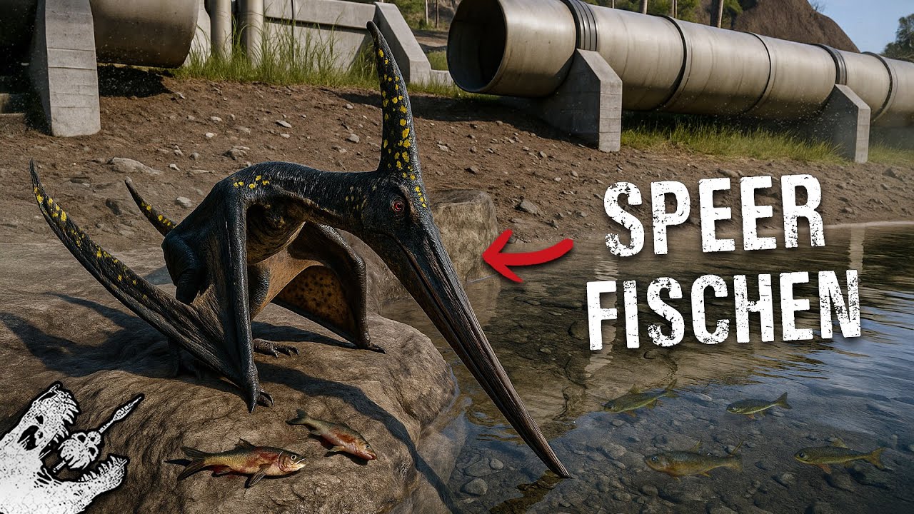 Der PTERANODON kann jetzt SPEERFISCHEN 🐟 Überleben als PTERANODON 🦅 - The Isle