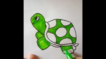 How to colour Tortoise | Art with Sanskruti |