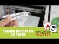 Stampa diretta UV su penne con Lef-20 Roland - YouTube