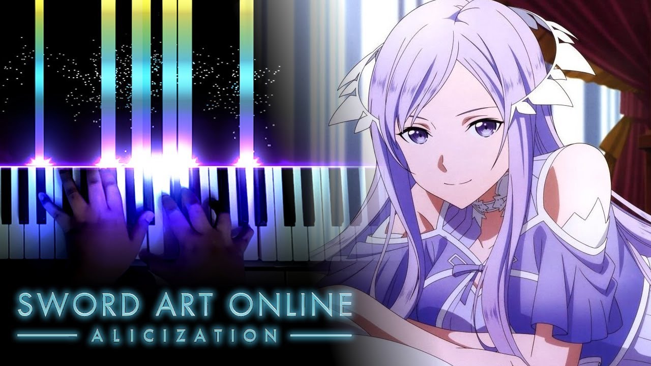 Sword Art Online Alicization Episode 19 Ed Ending 3 Niji No Kanata Ni Reona Piano Chords Chordify