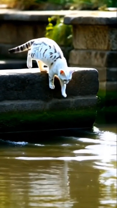 loncat ke sungai #shorts#catlover