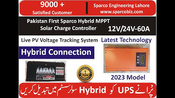 Sparco Hybrid MPPT Solar Charge Controller_Hybrid Connection