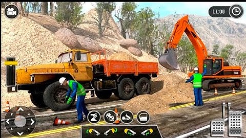 Construction Excavator Game 3d Gameplay Walkthrough Part 1 (IOS/Android)