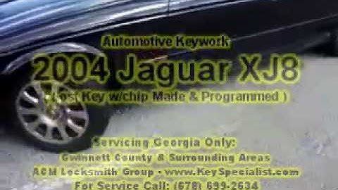2004 Jaguar XJ8 - Lost Key Replacement Made!