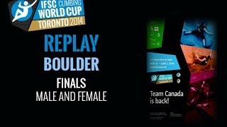 IFSC Climbing World Cup Toronto 2014 - Boulder - Finals - Men/Women